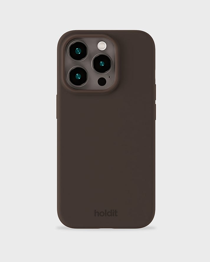HOLDIT Silicone Case iPhone Chocolate 15 Pro