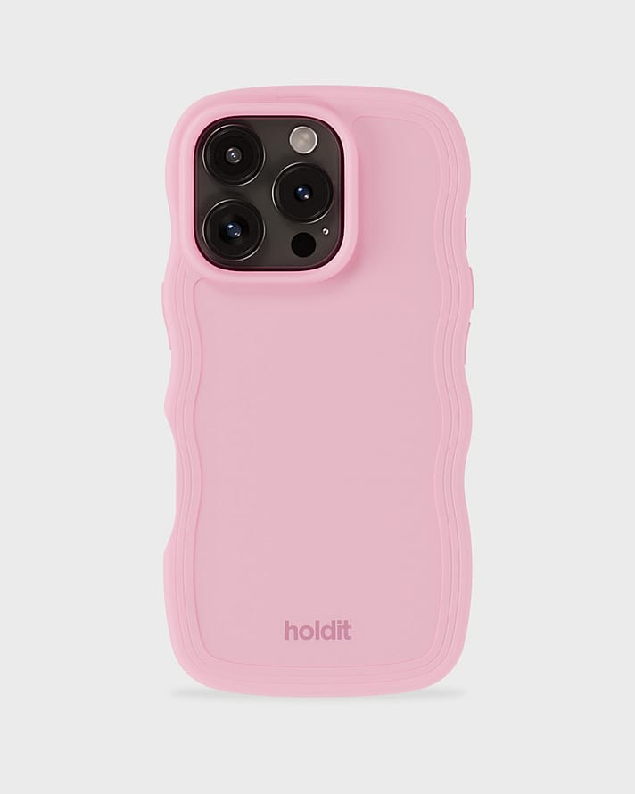 HOLDIT Wavy Case iPhone Pink 16 Pro