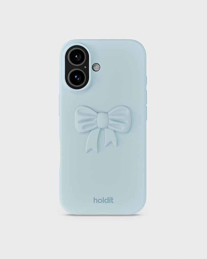 HOLDIT Silicone Sticker Bow Mineral Blue