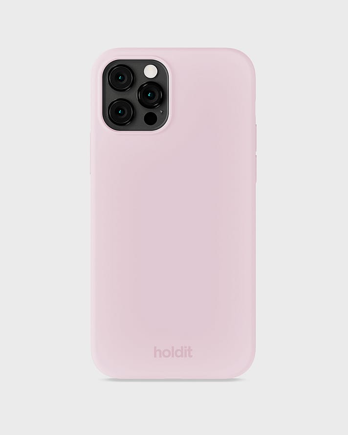 HOLDIT Silicone Case iPhone 12/12 Pro Pale Pink