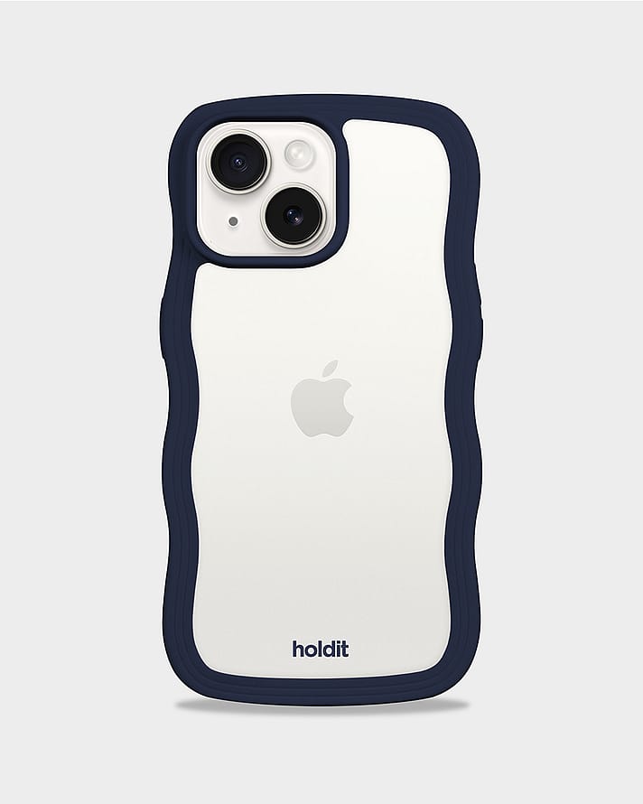 HOLDIT Holdit Wavy Case iPhone 16e/15/14/13 Midnight Blue