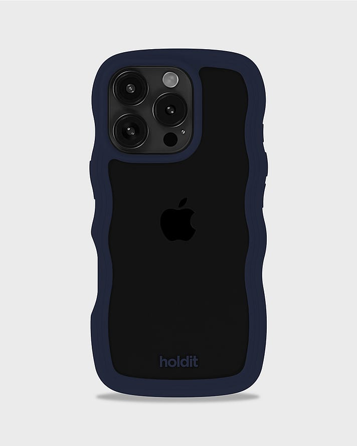 HOLDIT Holdit Wavy Case iPhone 16 Midnight Blue