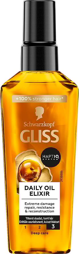 Schwarzkopf Gliss Daily Oil Elixir Hårolie 75 ml