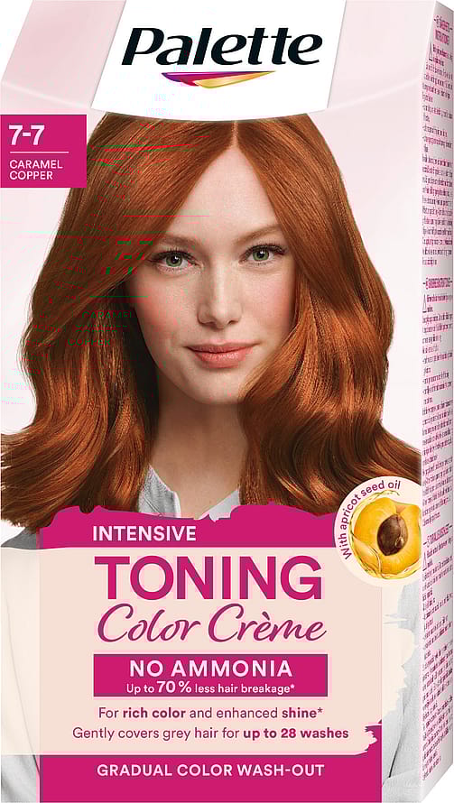 Schwarzkopf Tonings farve 7-77 Caramel Copper