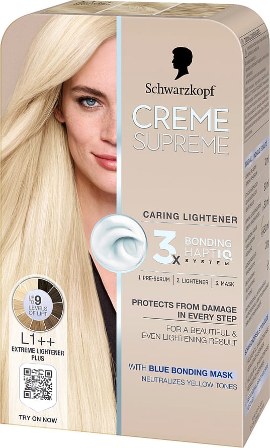 Schwarzkopf Creme Supreme Caring Color Creme L1++ Extreme Lightener Plus