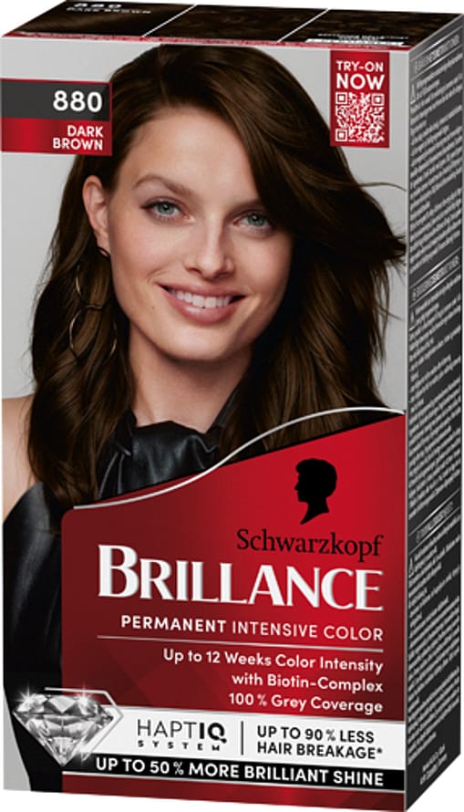 Schwarzkopf Brillance 880 Dark Brown (W) 880 Dark Brown