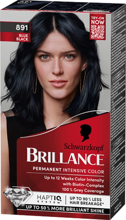 Schwarzkopf Brillance 891 Blue Black (W) 891 Blue Black