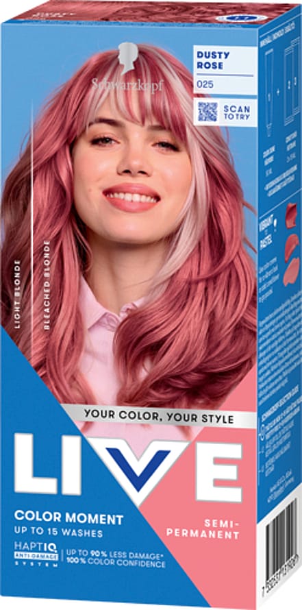 Schwarzkopf LIVE Color Moment 25 Dusty Rose (W) 025 Dusty Rose