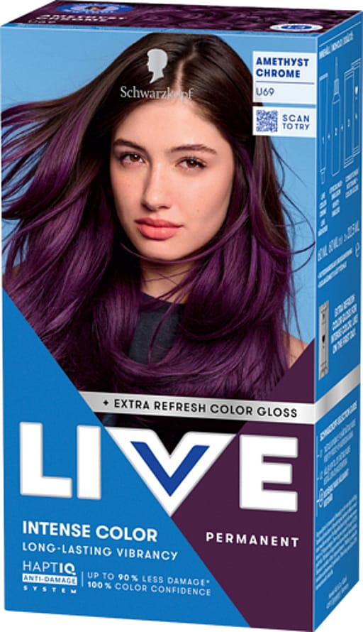 Schwarzkopf LIVE Intense Color U69 Amethyst Chrome (W) U69 Amethyst Chrome