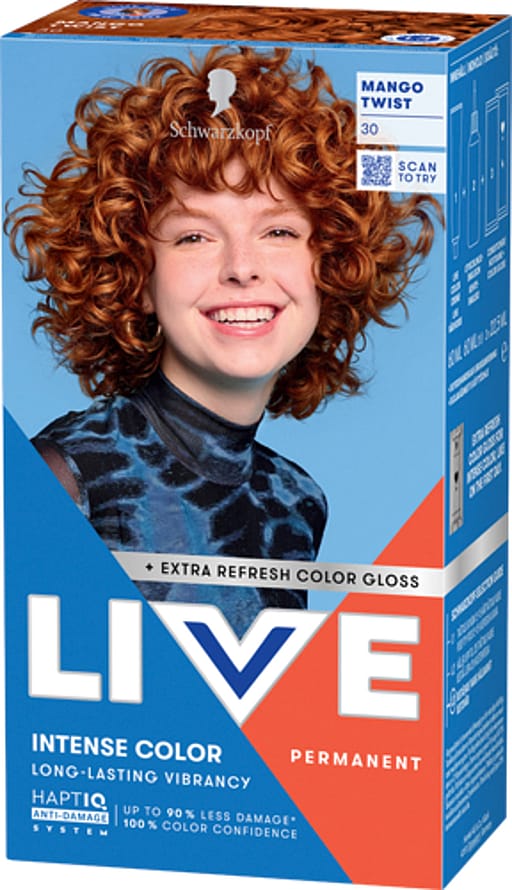 Schwarzkopf LIVE Intense Color 30 Mango Twist (M) 30 Mango Twist
