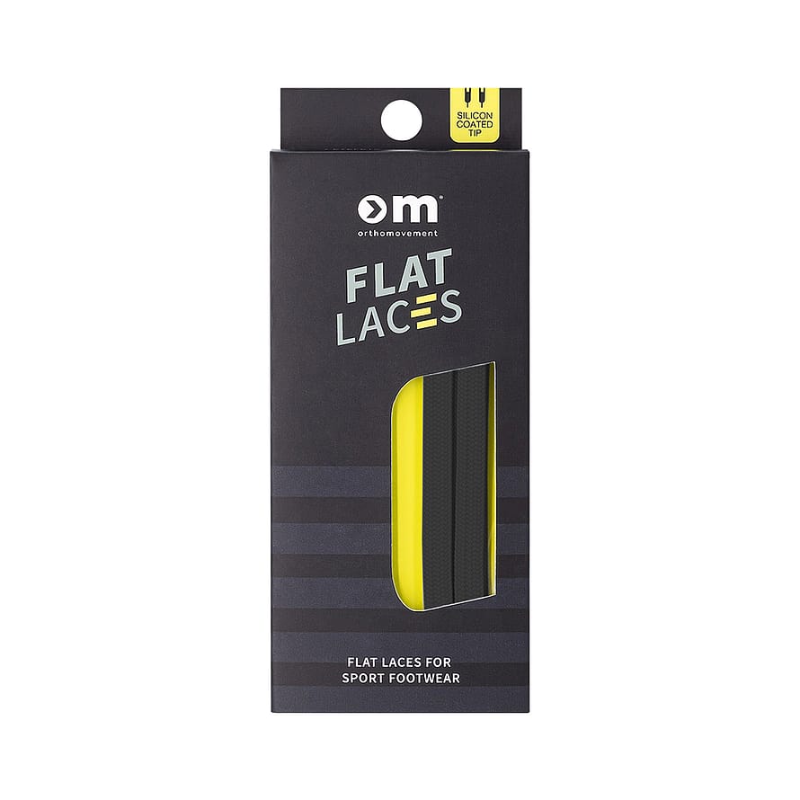 Ortho Movement Flat Sport Laces Sort 140 cm