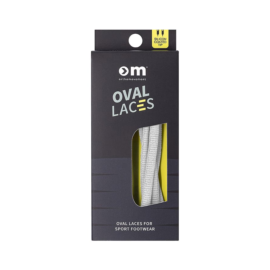 Ortho Movement Oval Sport Laces Hvid 140 cm