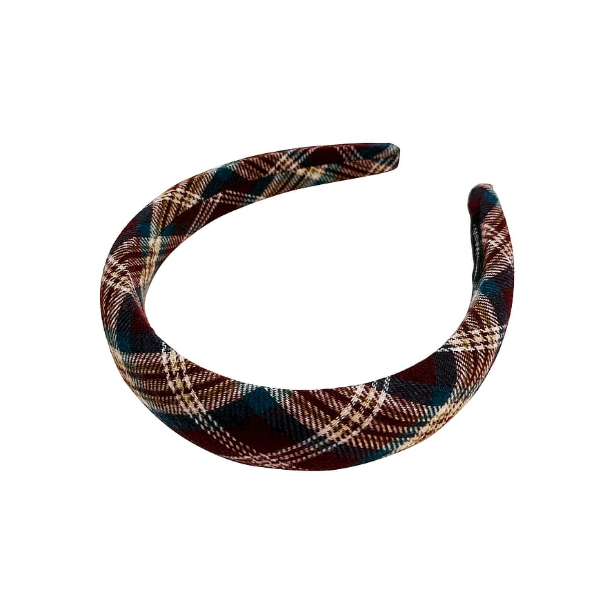 PIPOL'S BAZAAR Tartan Headband Red