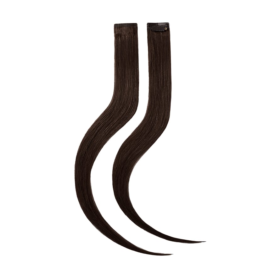 Rapunzel of Sweden Single Invisible Clip-ins 2 stk Chocolate Brown 40 cm