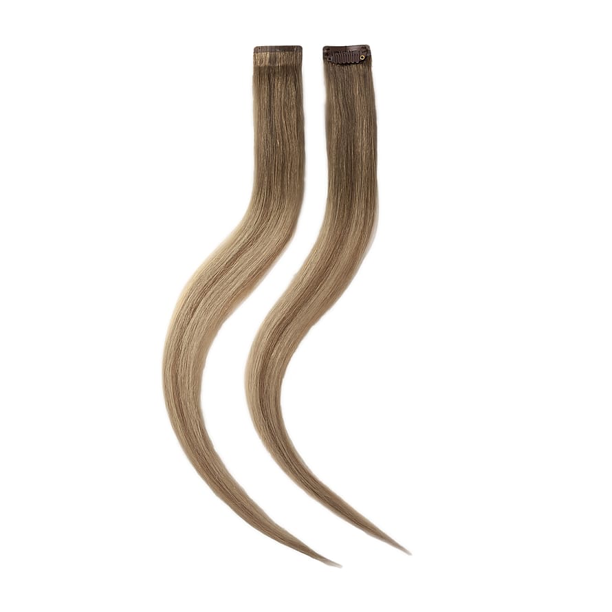 Rapunzel of Sweden Single Invisible Clip-ins 2 stk Brown Ash Blonde Balayage 40 cm
