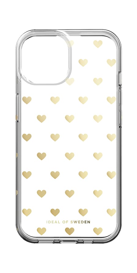 IDEAL OF SWEDEN Iphone Case Golden Hearts iPhone 15
