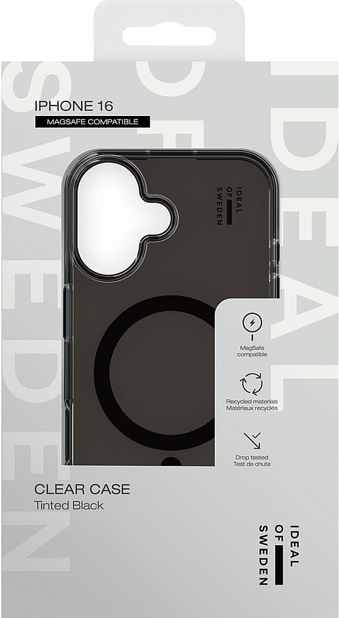 IDEAL OF SWEDEN Clear Case iPhone Tinted Black 16