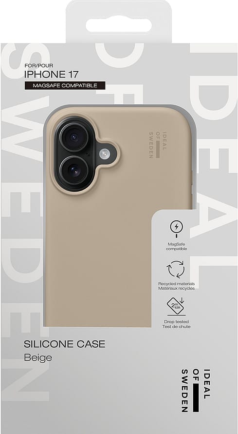IDEAL OF SWEDEN Silicone Case MagSafe iPhone 17 Beige