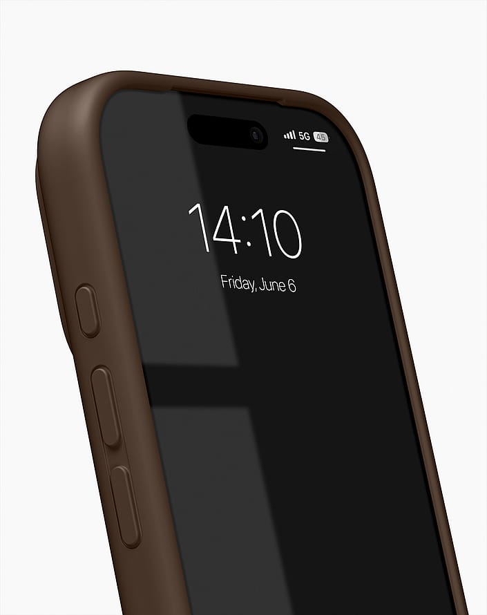 IDEAL OF SWEDEN Silicone Case MagSafe iPhone 17 Pro Mocha Mousse