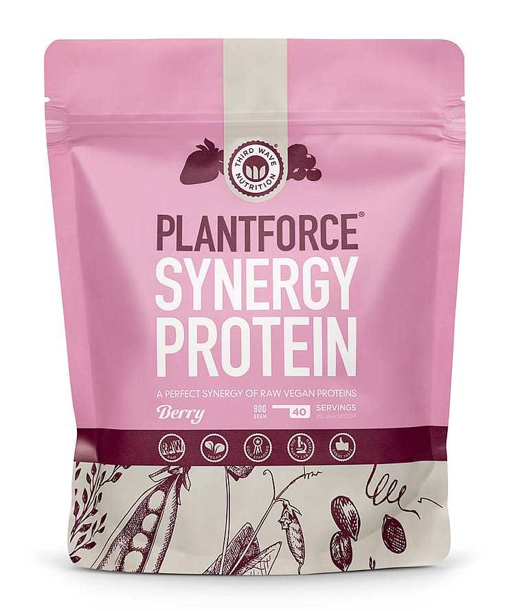 Plantforce Synergy Protein Vegansk Berry 800 g
