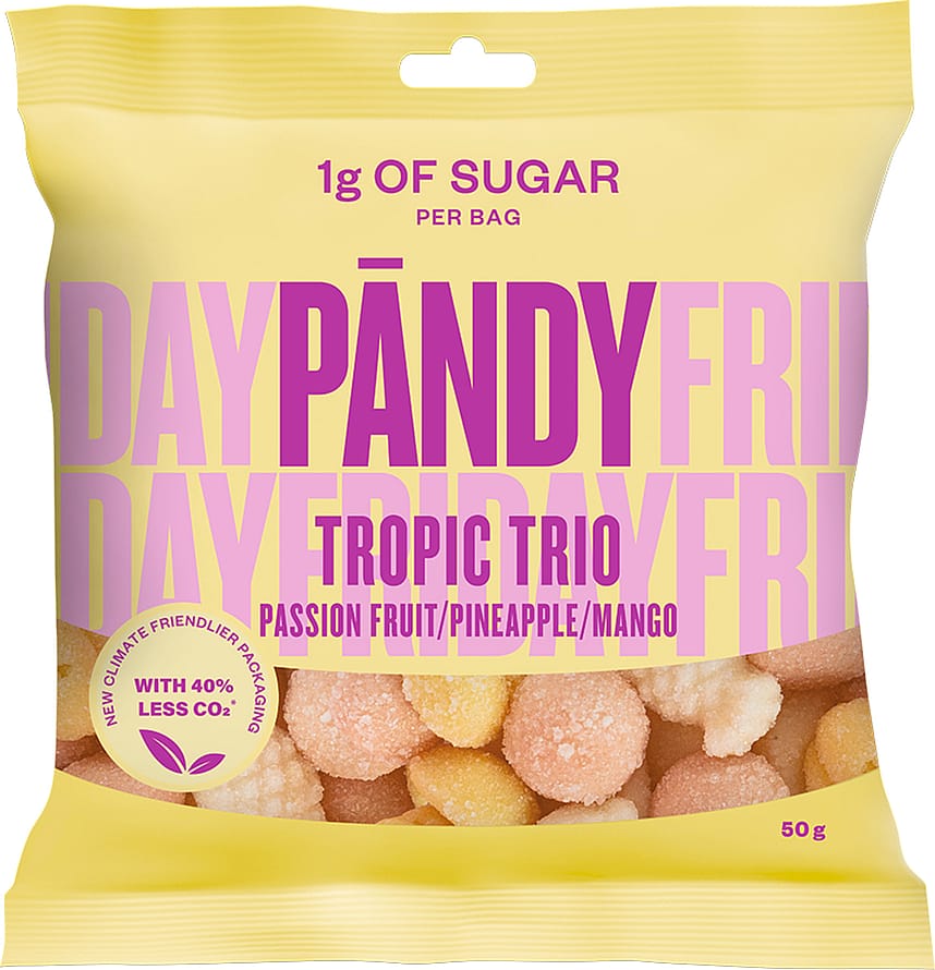Pandy Tropic Trio Sukkerfri 50 g