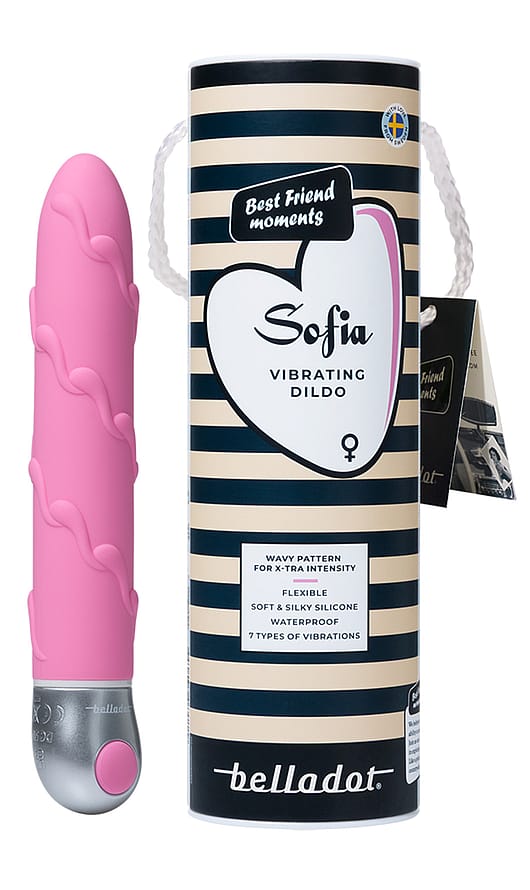 Belladot Sofia Vibrating Dildo Pink