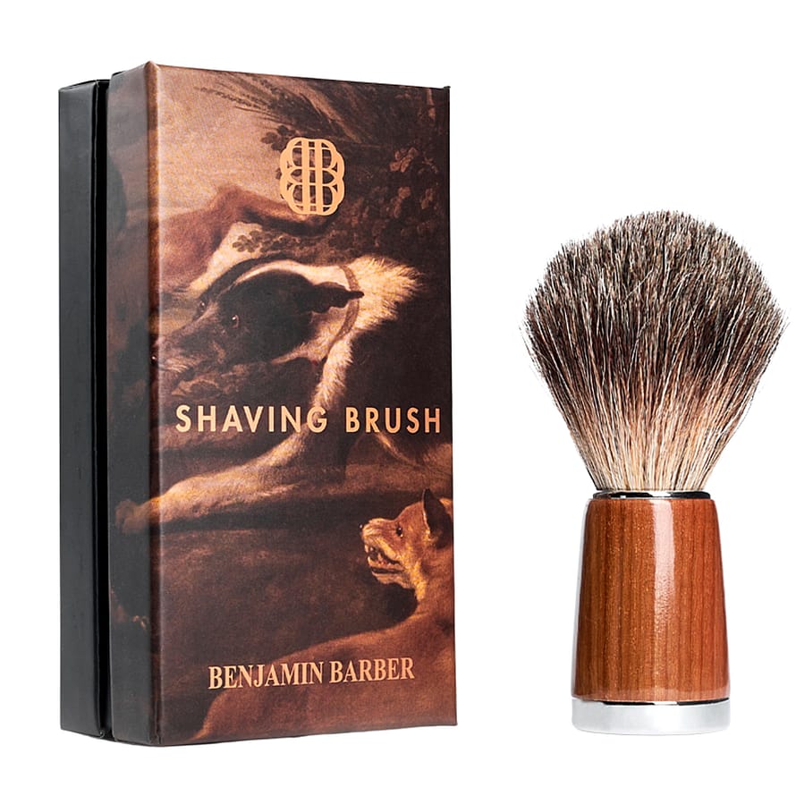 Benjamin Barber Classic Shaving Brush Wood