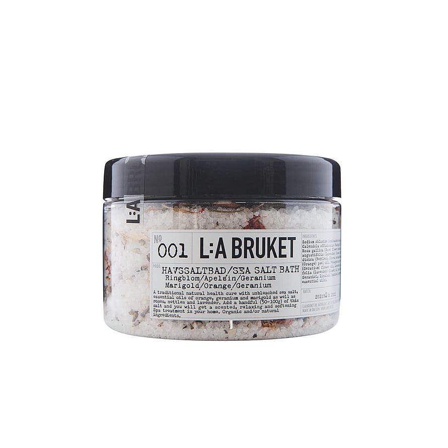 L:A BRUKET Sea Salt Bath Marigold/Orange/Geranium 001