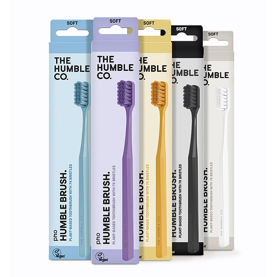 The Humble Co. Plant-based humble brush pro, ultra soft Mixed colors