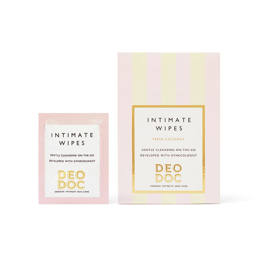 DeoDoc Intimate Wipes Fresh Coconut 10 pcs