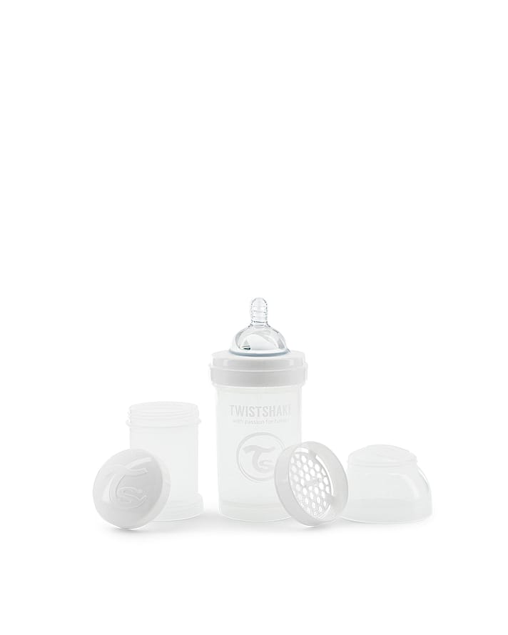 Twistshake Anti-kolik Sutteflaske Hvid 180 ml