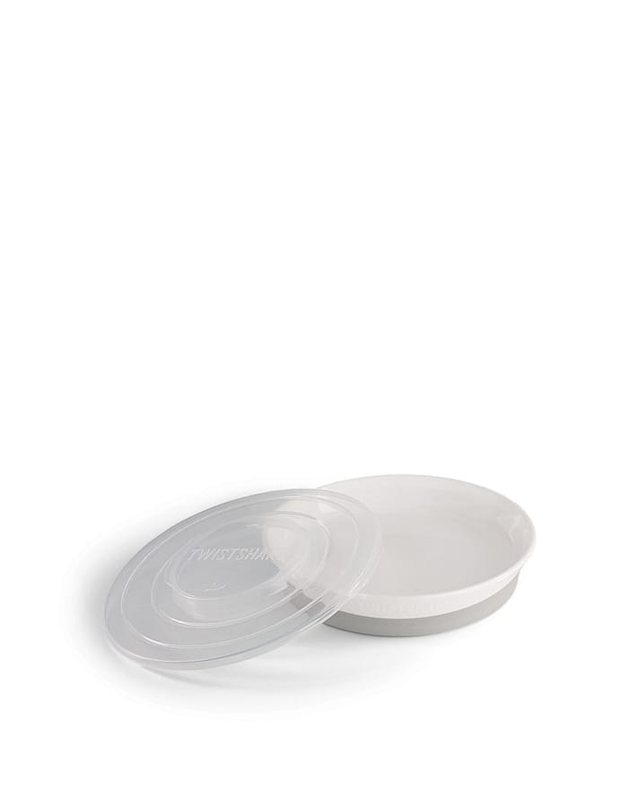 Twistshake Børnetallerken Hvid