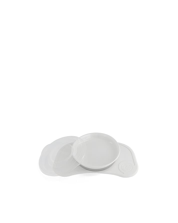 Twistshake Click Mat Mini + Tallerken Hvid
