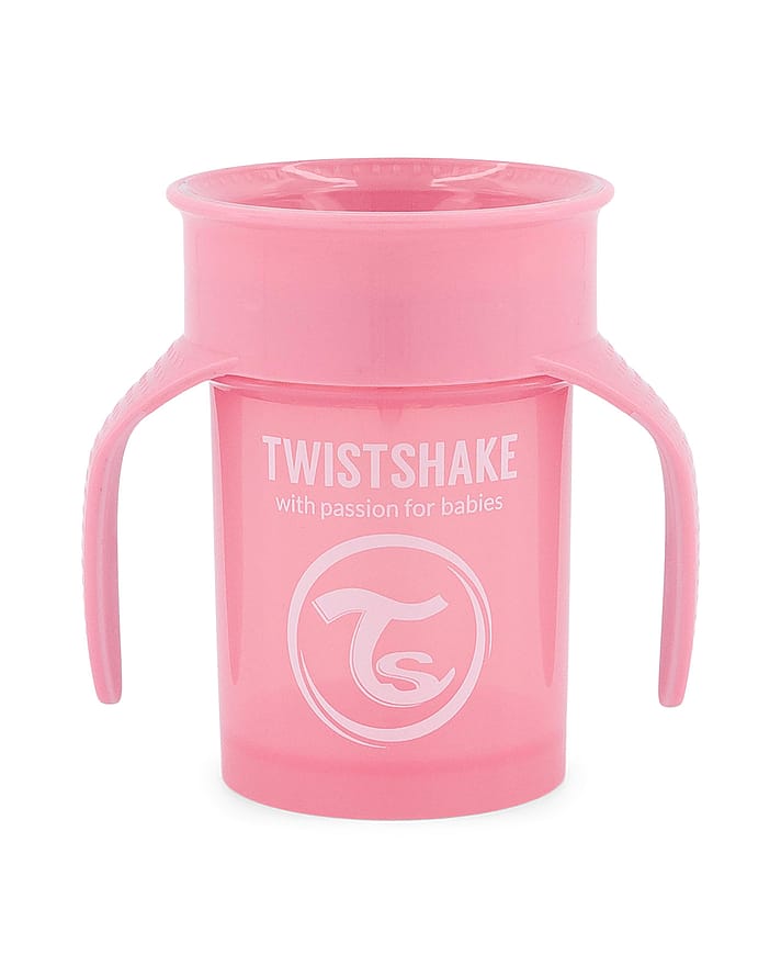 Twistshake 360 Kop Lyserød 360 ml