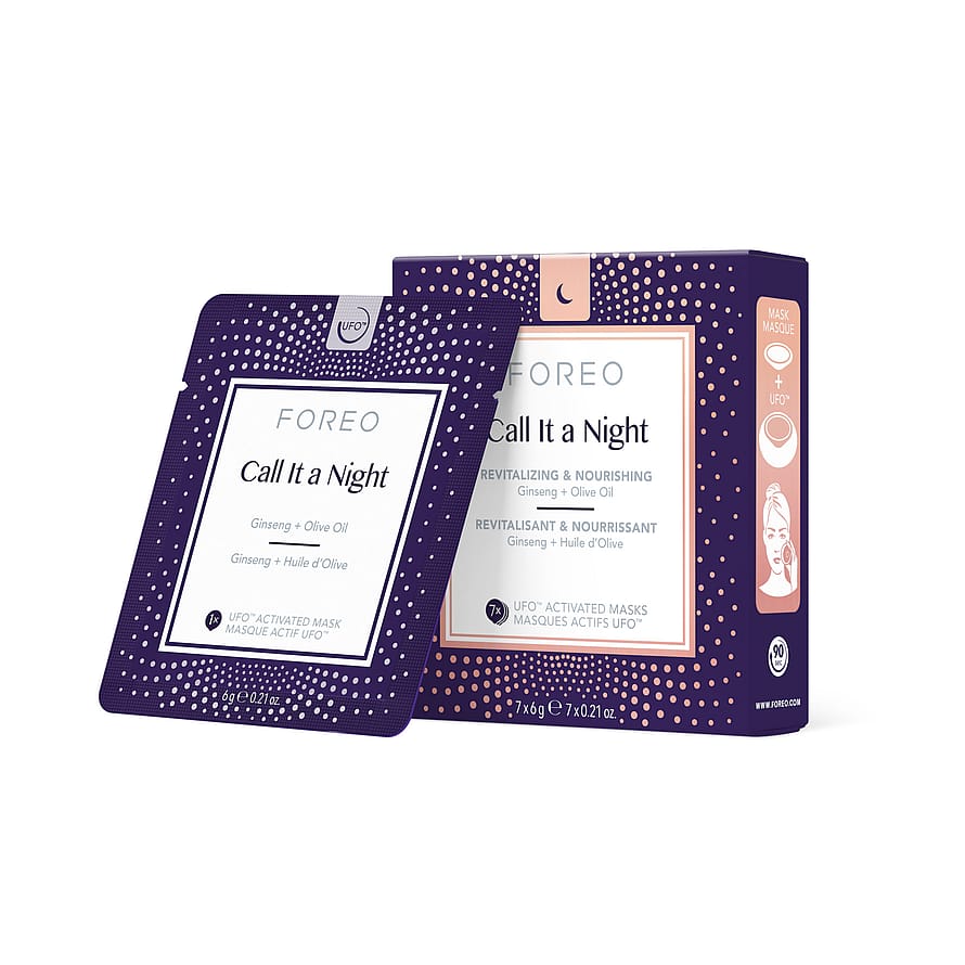 FOREO Call It a Night UFO™-mask 7 stk