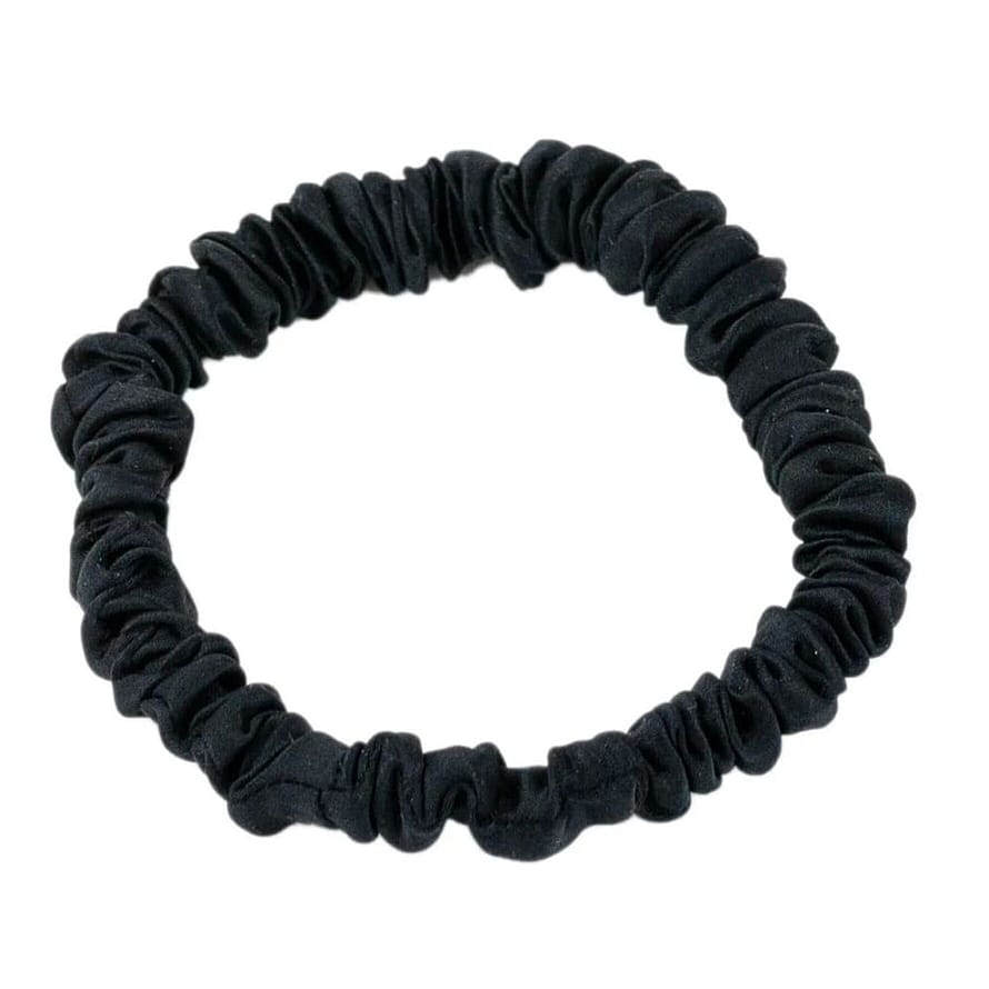 ByBarb Silk Hair Tie Black Black