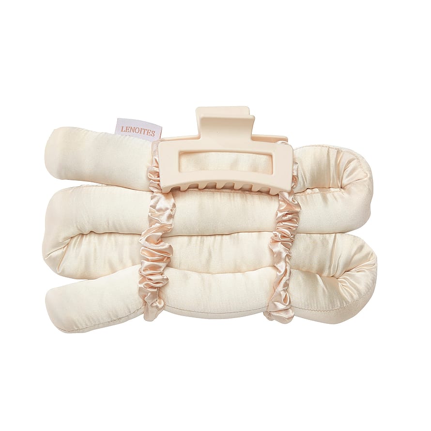 Lenoites Heatless Curls In Mulberry Silk Golden Sand