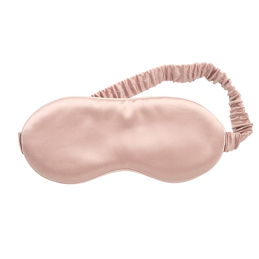 Lenoites Mulberry Sleep Mask with Pouch Pink