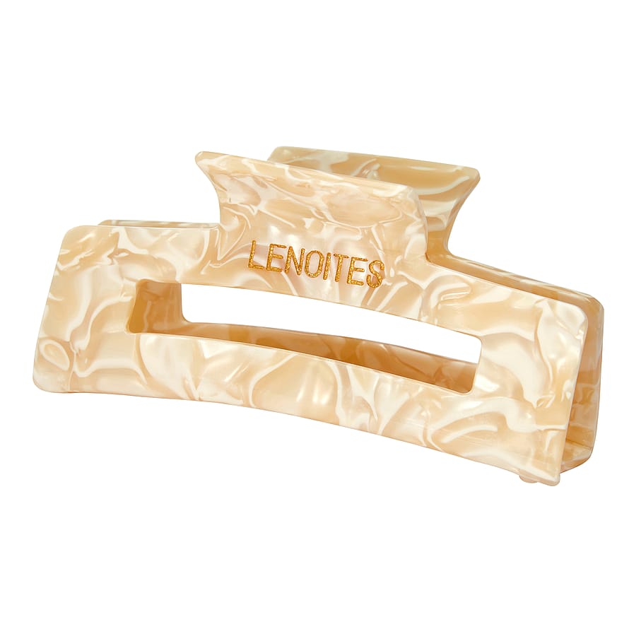 Lenoites Eco-Friendly Hair Claw Champagne Pearl