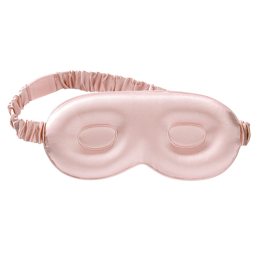 Lenoites Mulberry Silk Contour Sleep Mask Pearl