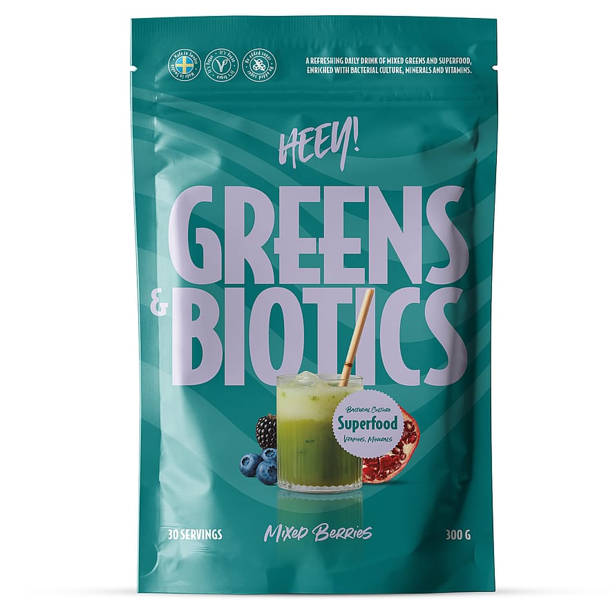 Heey! Greens & Biotics Superfood + Probiotics 300 g