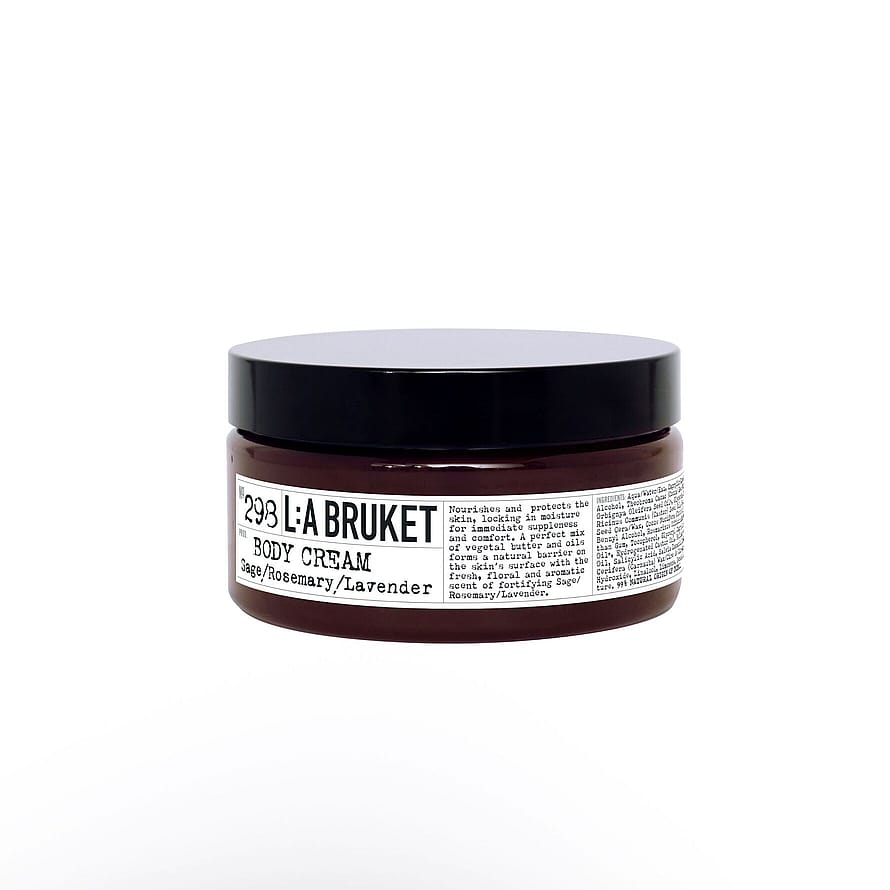 L:A BRUKET 298 Body Cream Sage/Rosemary/Lavender 350 g