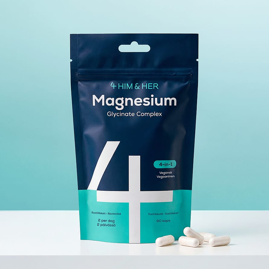4 HIM & HER Magnesium Glycinate Complex 90 stk.