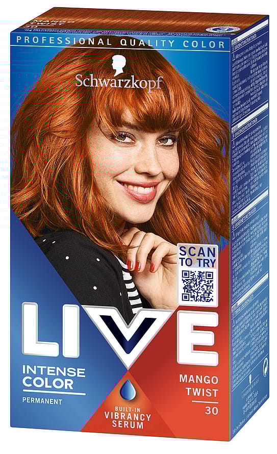 Schwarzkopf LIVE Intense Color Hårfarve 30 Mango Twist