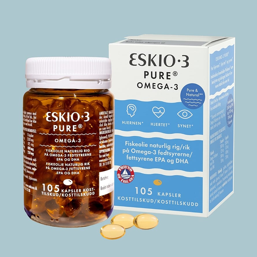 Eskio-3 Pure Omega-3 105 kapsler