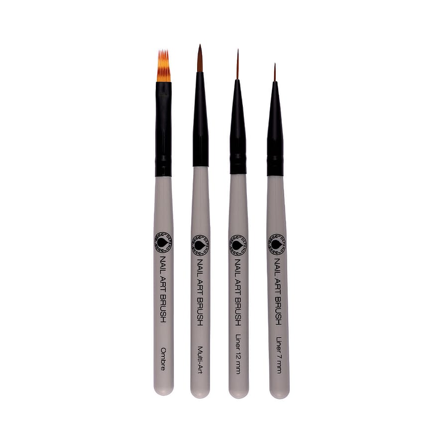Depend Nail Art Brush Kit 4 stk