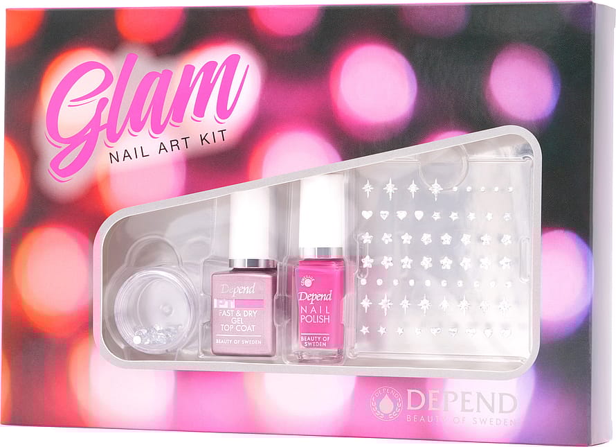Depend Glam Nail Art Gaveæske