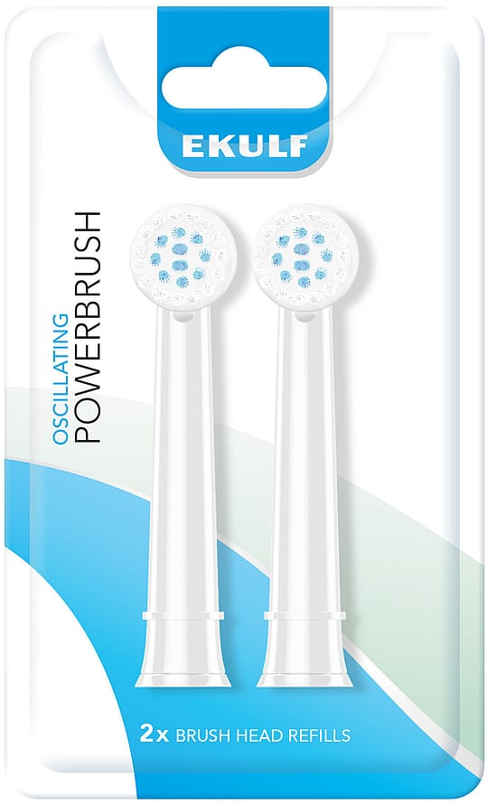 Ekulf PowerBrush White Refill 2 Stk