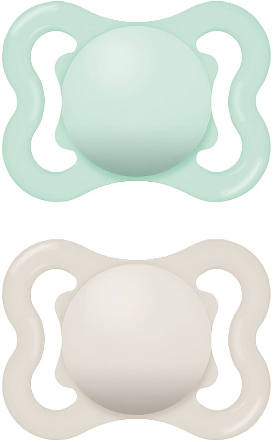 MAM Air Silicone Sut 2 stk Blue 0-06 mdr.