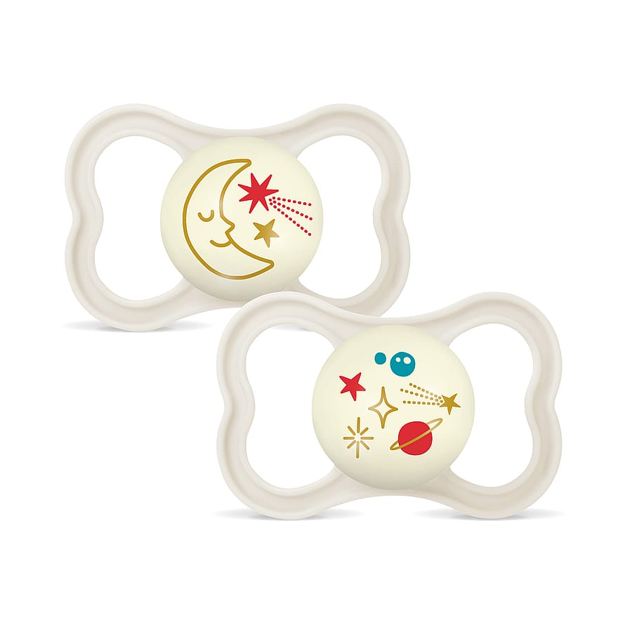 MAM Air Night Silk Sutter - 2-pak Neutral 6-16 mdr.